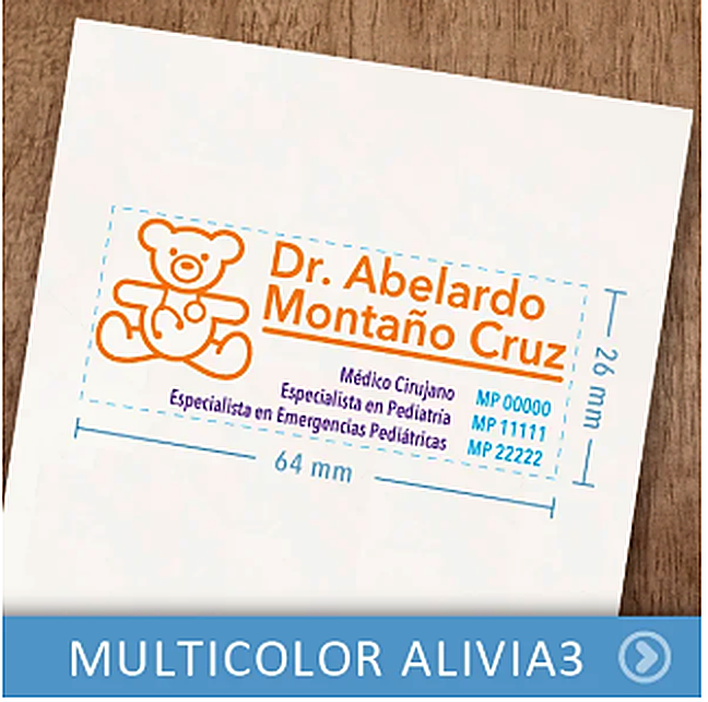 Sellos multicolores
