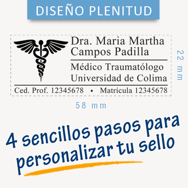 Sellos personalizados para médicos y doctores ¡Envios a todo México!